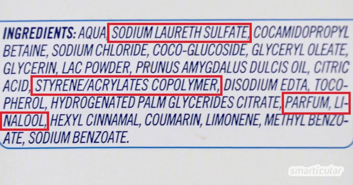 Bedenkliche Inhaltsstoffe in Kosmetik: Liste, Erkennung & Vermeidung.